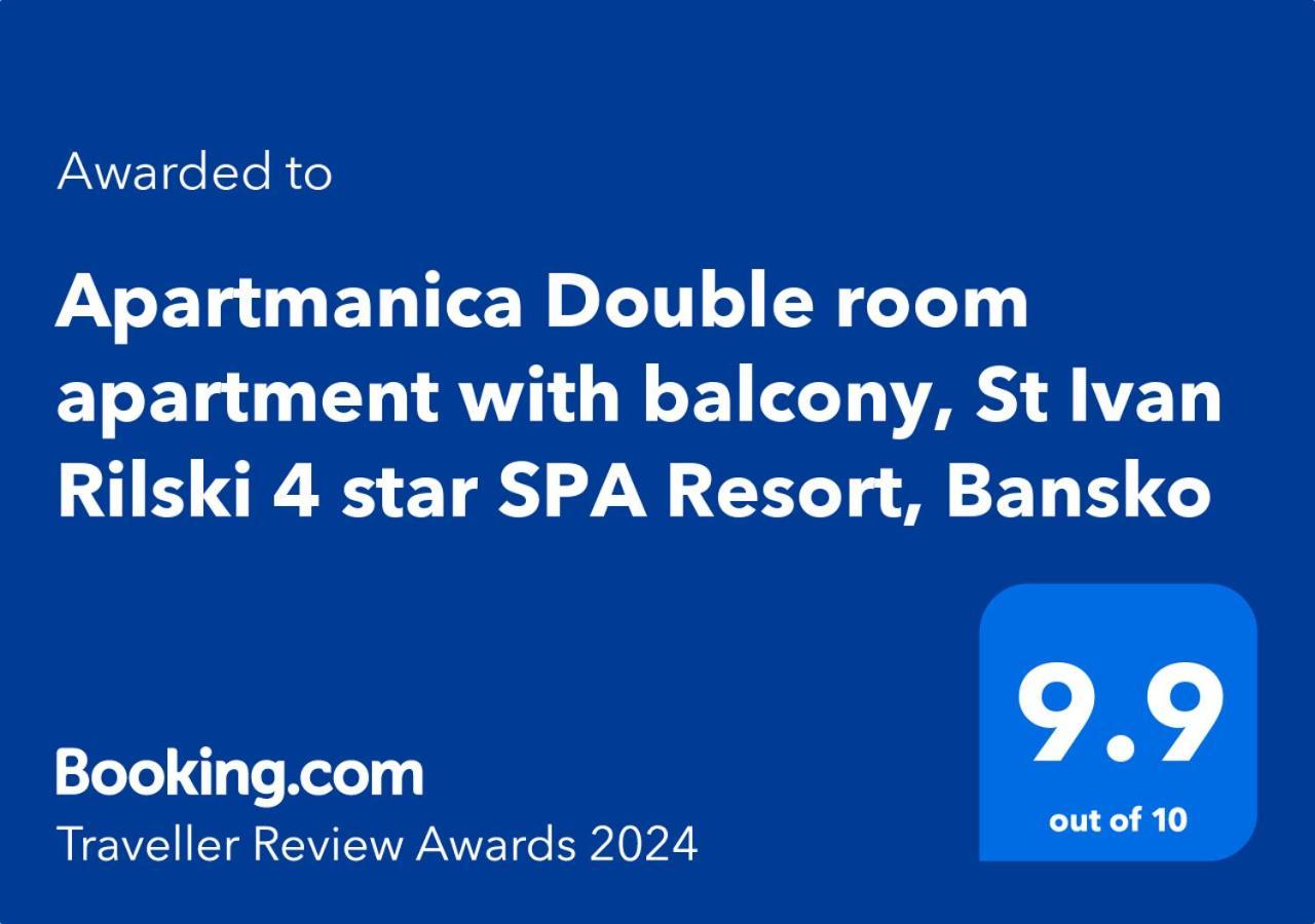 Apartmanica Double Room Apartment 101-12, Big Terrace, St Ivan Rilski 4 Star Spa Resort, Bansko Zewnętrze zdjęcie